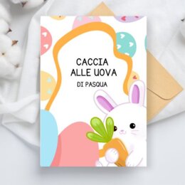 Caccia alle uova di Pasqua da stampare