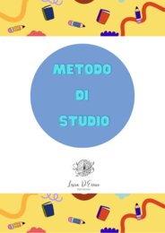 METODO DI STUDIO