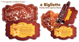 🍪 KIT di PAN DI ZENZERO 🍪 cofanetto, biscotti, chiudi-pacco e biglietto d'auguri