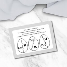 Matematica Pasqua classe prima – il gioco delle uova