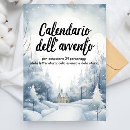 Calendario dell'avvento da stampare - "Personaggi famosi"