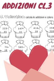 San Valentino: calcola e colora