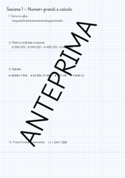 Compiti di Pasqua – Ripasso di matematica classe quinta