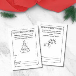 Problemi di matematica sul Natale classe prima
