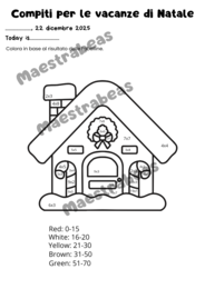 Compiti di Natale classe 3