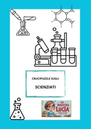 crucipuzzle dello scienziato