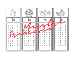 Tabelline da 2 a 19 - strumenti per DSA, compensativo, matematica