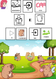 Racconto di un Capibara in CAA + esercizi