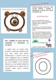 Percorso didattico sulle vocali: personificazione delle lettere e sfondo narrativo per introdurre le vocali