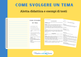 Come svolgere un tema