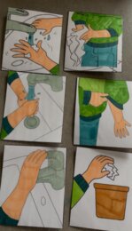 Lavarsi le mani ( Filastrocca / flash card)