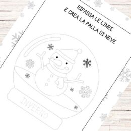 Schede didattiche inverno infanzia