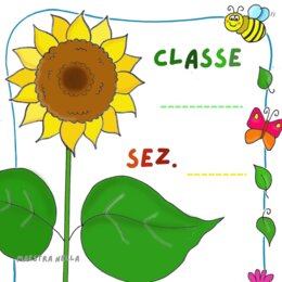 Un girasole per la porta