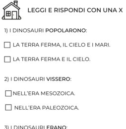 TUTTO SUI DINOSAURI PER BAMBINI