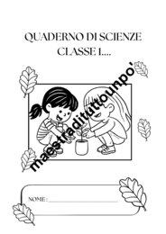 QUADERNO DI SCIENZE 1