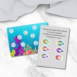 Gioco del corsivo "In fondo al mare"