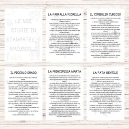 Storie in stampatello maiuscolo