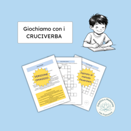 Cruci-gioco: cruciverba ortografici facilitati (anteprima omaggio "Missione Scrittura")