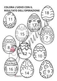 Pasqua in matematica: caccia alle uova per ripassare le addizioni