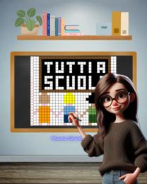 Pixel art rientro a scuola