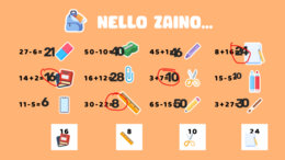 Nello zaino...