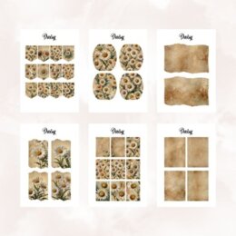 Margherite - 95 elementi decorativi per agende e quaderni
