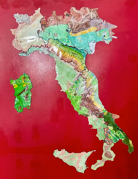 Cartina dell'Italia da costruire
