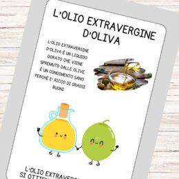 Schede didattiche dalle olive all'olio d'oliva