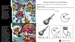 LA BEFANA STELLA E IL SUO MAGICO VOLO-ATTIVITÀ DI ITALIANO DALLA PRIMA ALLA QUINTA