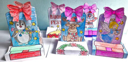🎄 Biglietti Pop-up di Natale up con le frase