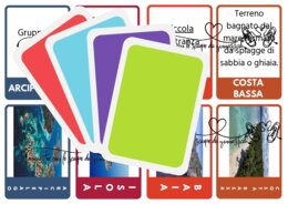 Flash Cards sull'ambiente del mare