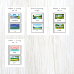 Flashcards con ambientazioni