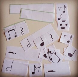 Tessere delle figure musicali (puzzle ritmico musicale)