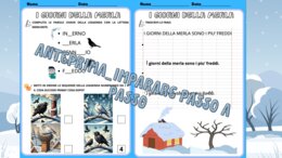 I GIORNI DELLA MERLA_pacchetto schede didattiche dalla prima alla quinta elementare (gennaio)