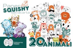 PaperSquishy salvacarta ANIMALI
