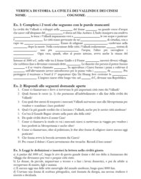 VERIFICA FINALE SULLA CIVILTA' DEGLI INDO E SULLA CIVILTA' CINESE.