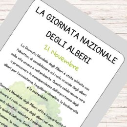 Schede didattiche sugli alberi