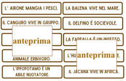 Carte dell'alfabeto degli animali con espansioni per leggere e per scrivere