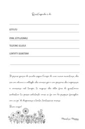 AGENDA DOCENTE GIORNALIERA 2025/2026 per Scuola dell'infanzia, Primaria e Secondaria