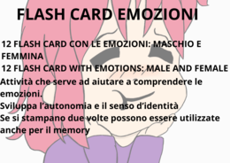 FLASH CARD EMOZIONI