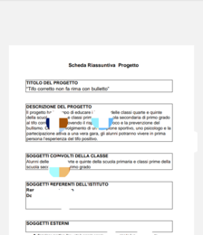 Progetto educazione motoria scuola primaria