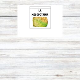 Lapbook sui Sumeri in PDF - Classe quarta