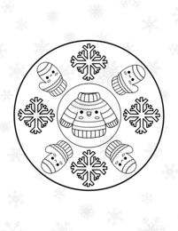 Piccoli Mandala invernali