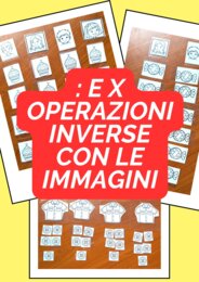 DIVISIONI E MOLTIPLICAZIONI ATTIVITà MANIPOLATIVE