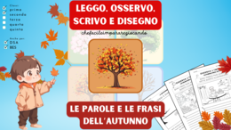 LEGGO E SCRIVO LE PAROLE E LE FRASI DELL'AUTUNNO