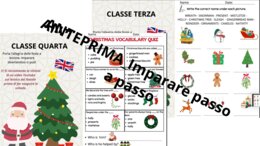 Schede di inglese sul Natale dalla prima alla quinta elementare_Christmas time
