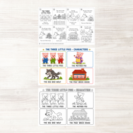 "Three Little Pigs" schede didattiche in inglese