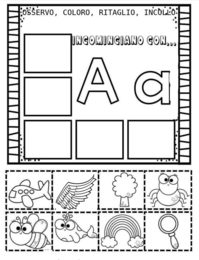 Vocale A is for...attività creativa