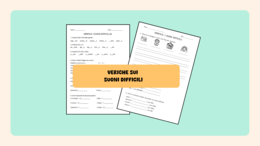 Verifiche sui suoni difficili. Classe seconda/terza Primaria Italiano L2