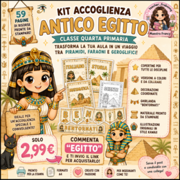 kit didattico Egitto